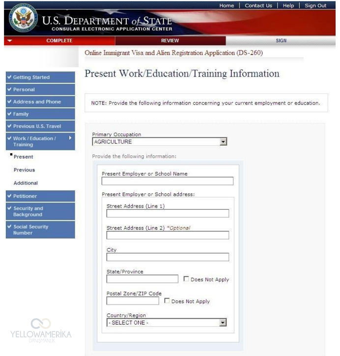 İş, Eğitim ve Staj Bilgileri